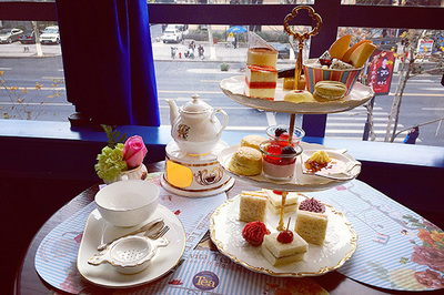 西湖銀泰 英倫風(fēng)情的午后，三層塔中的慢食光